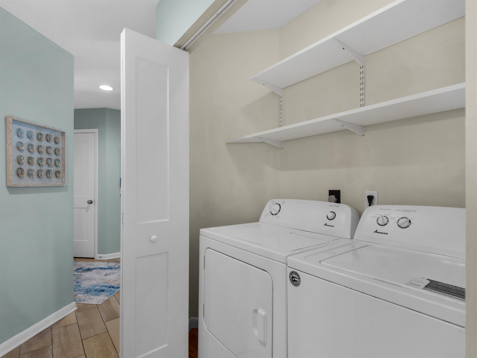 Full Size Washer and Dryer In Unit