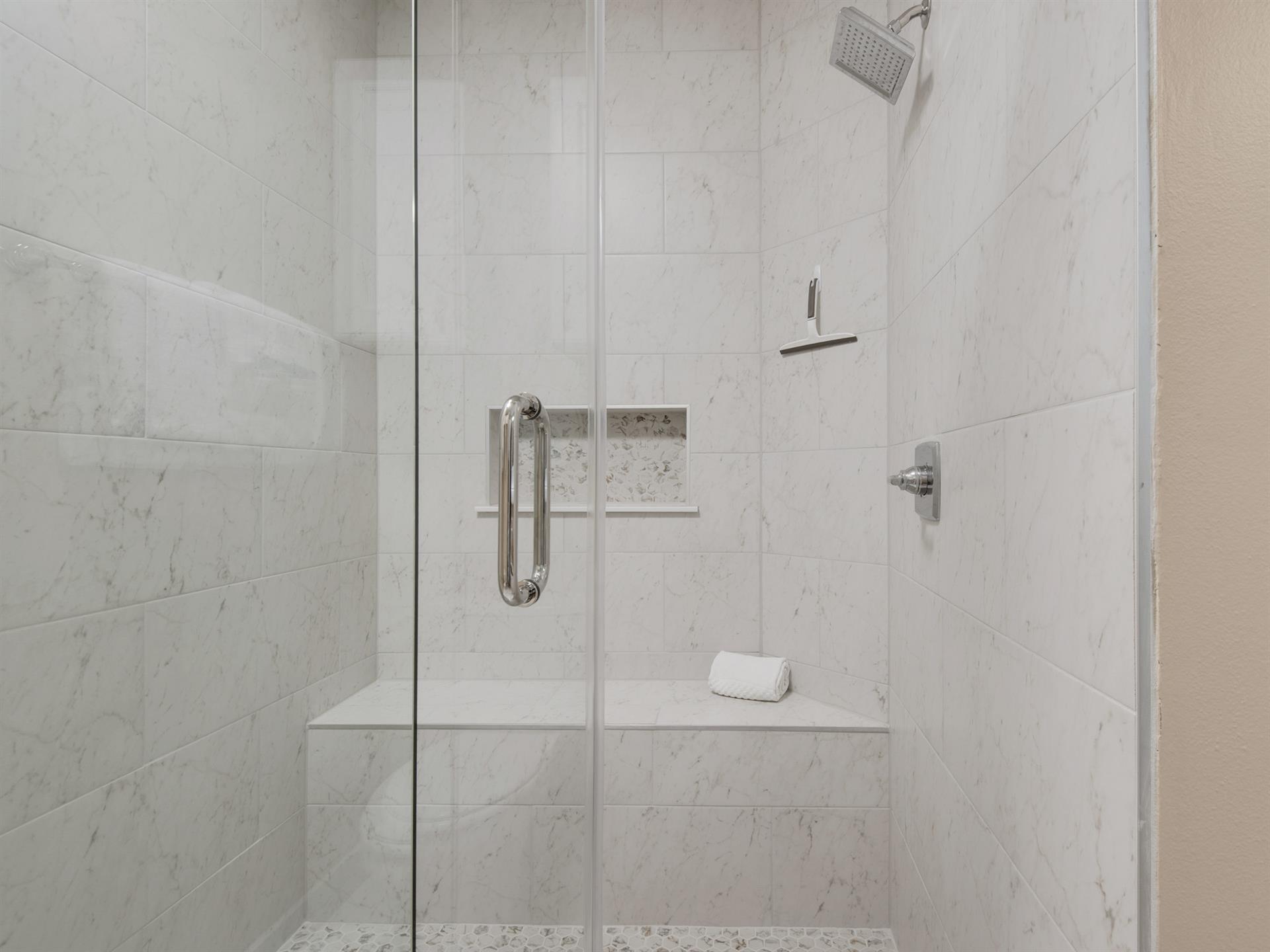 Bathroom 1 with WalkIn Shower