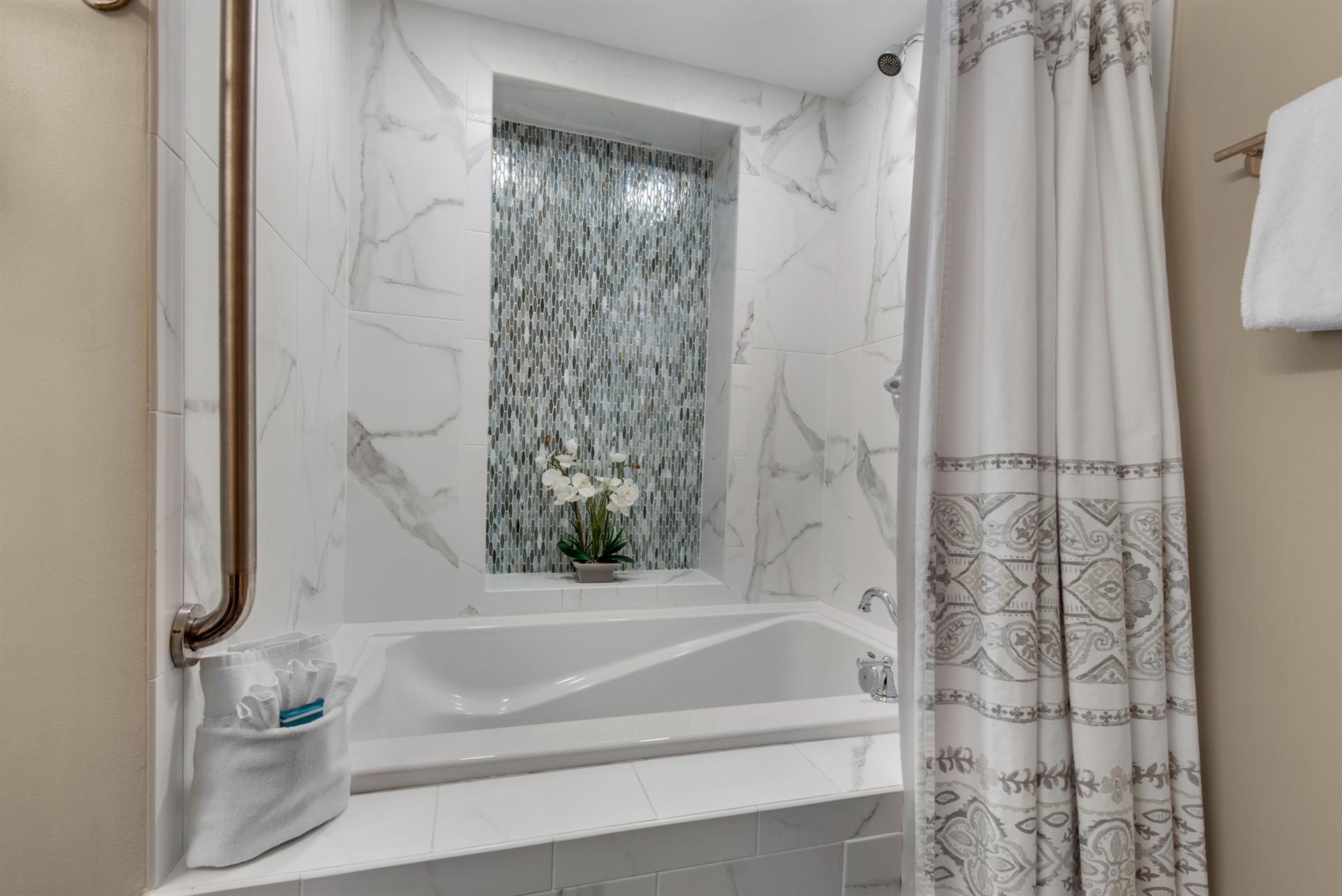 Bathroom 1 with Tub Shower Combo