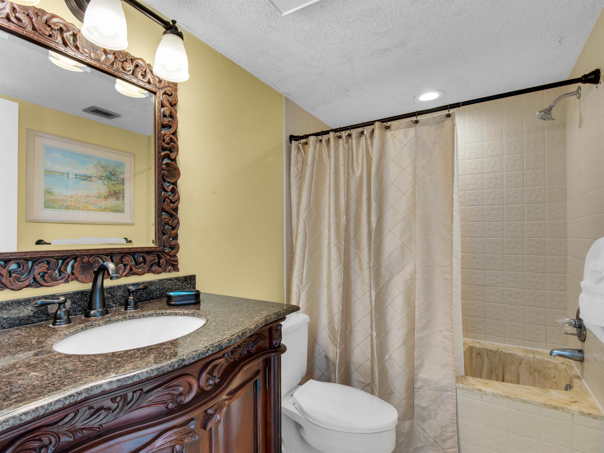 Bathroom 1 with Tub Shower Combo
