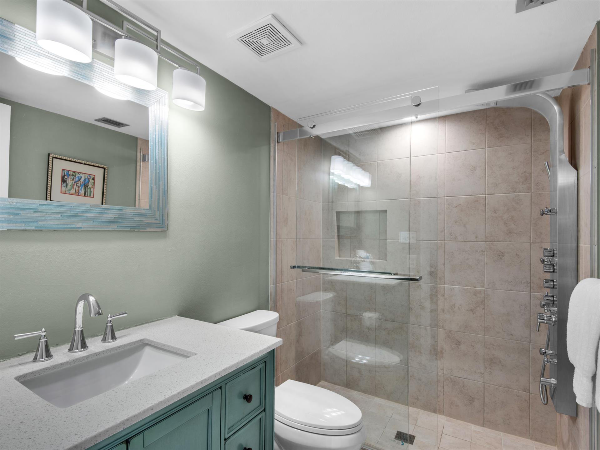 Bathroom 1 with WalkIn Shower