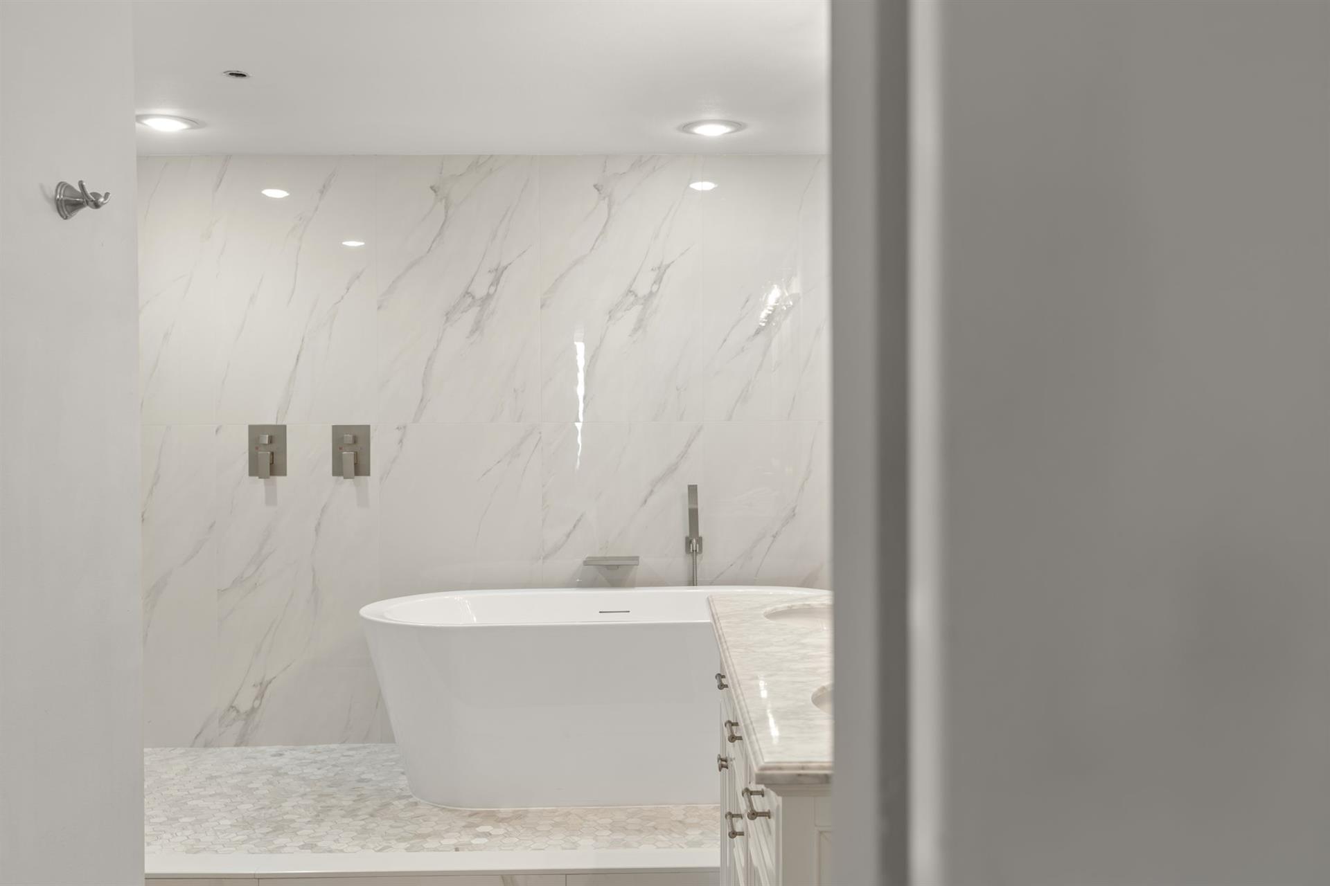 Enjoy a beautiful updated bathroom.