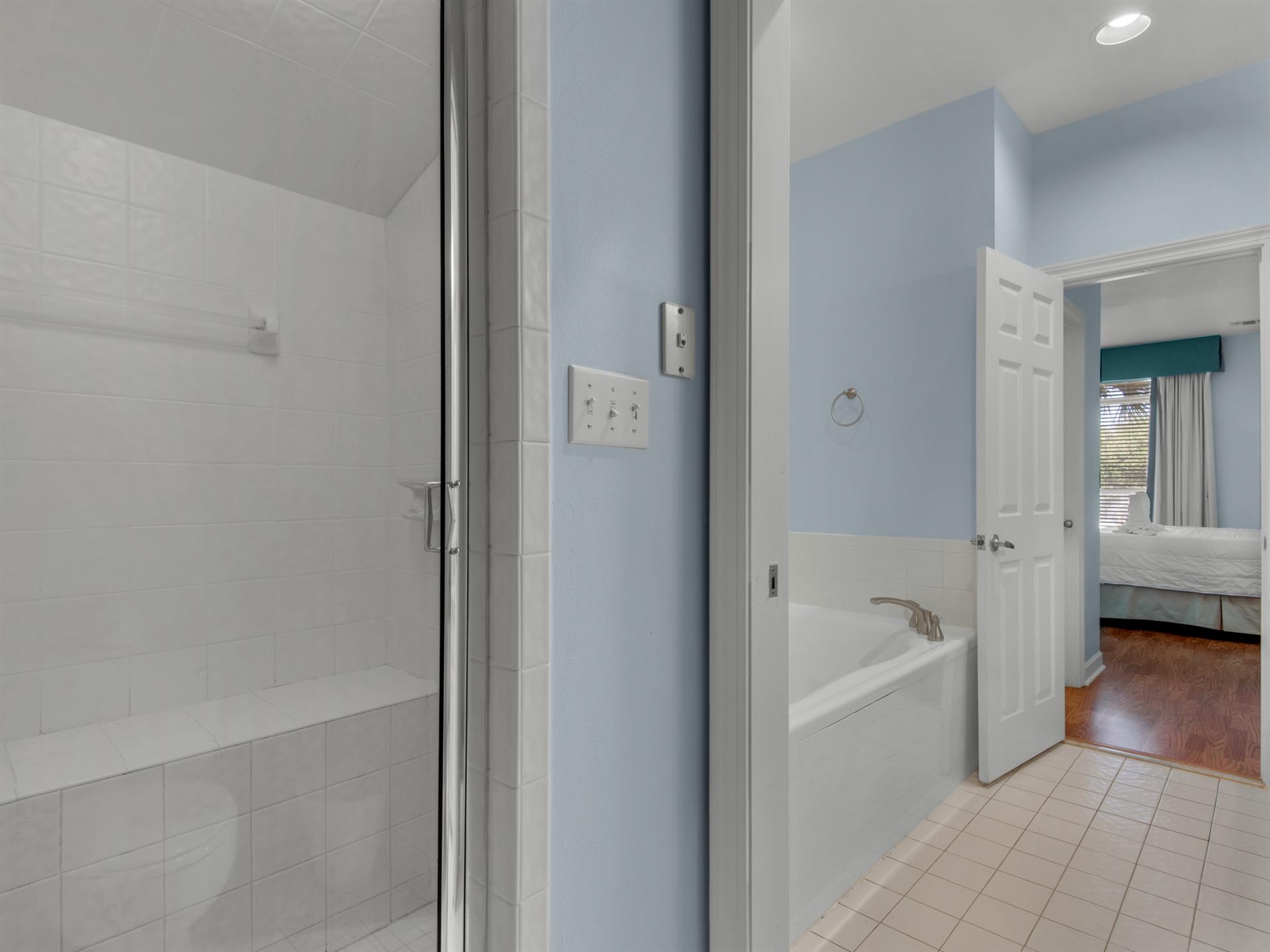 Bathroom 1 with WalkIn Shower