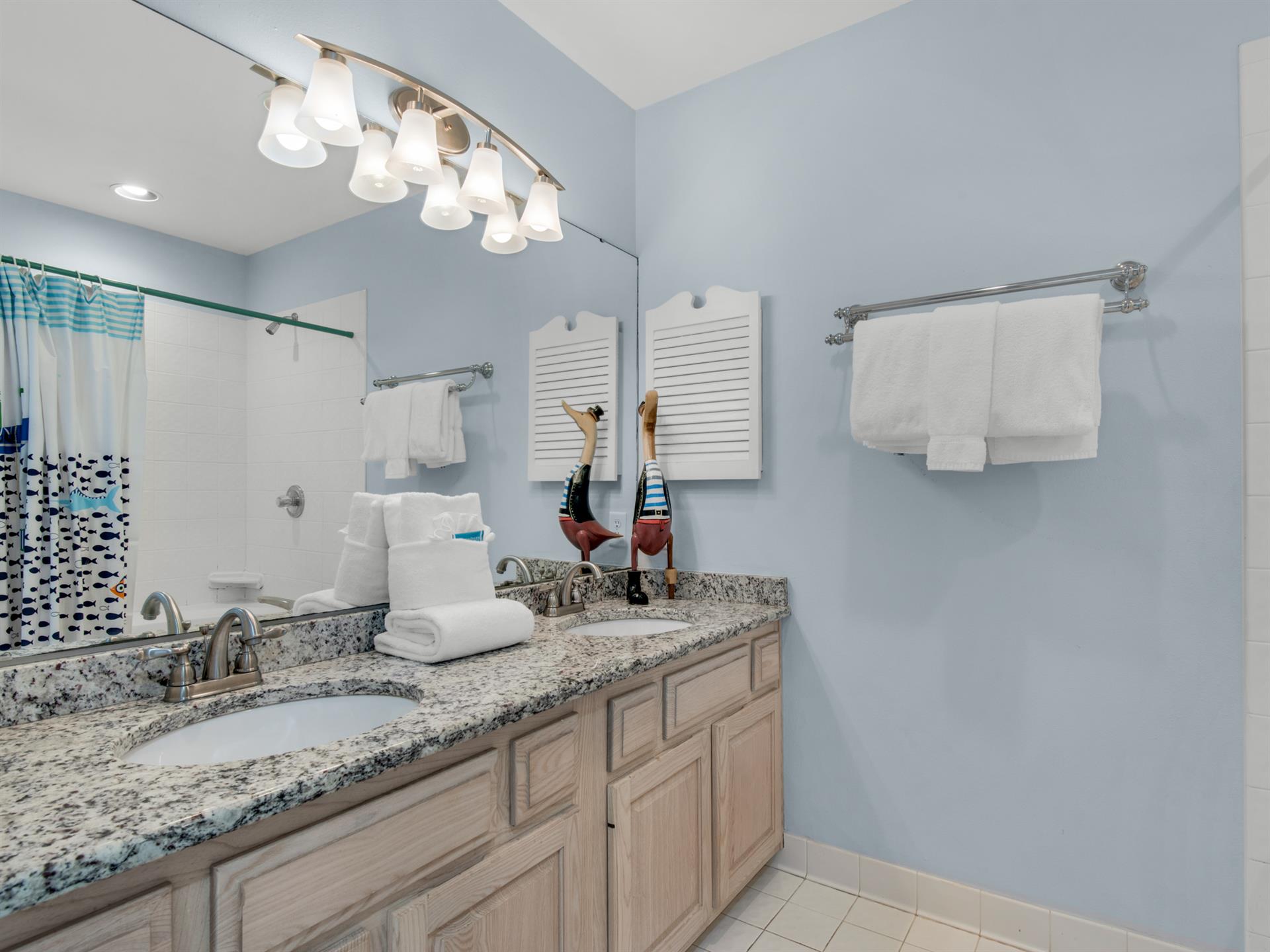 Bathroom 4 With Double Vanities