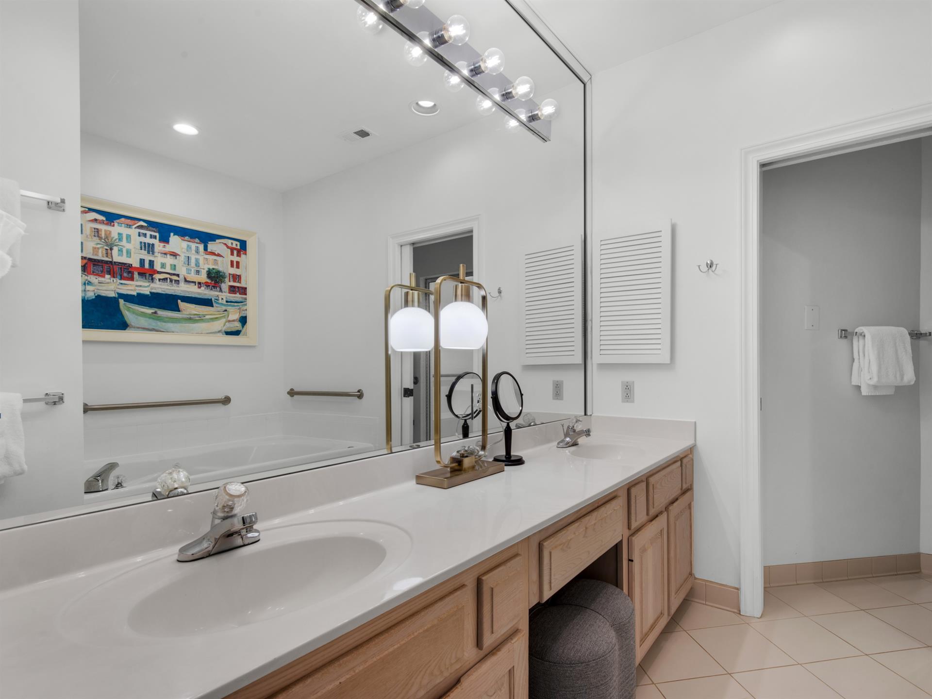 Bathroom 1 with Double Vanity