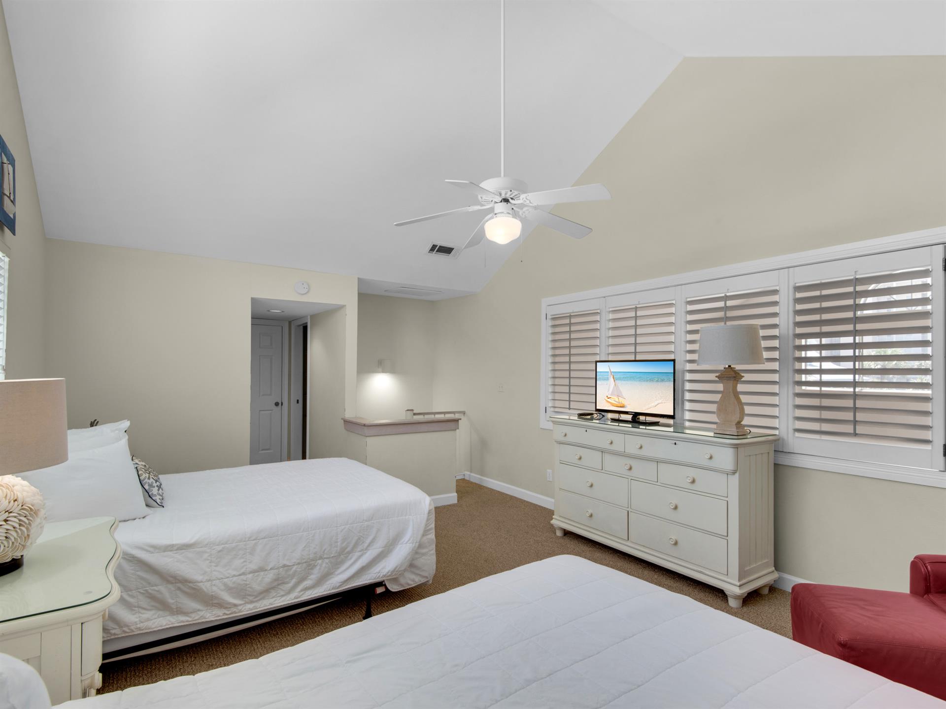 Loft Bedroom With Flat Screen TV