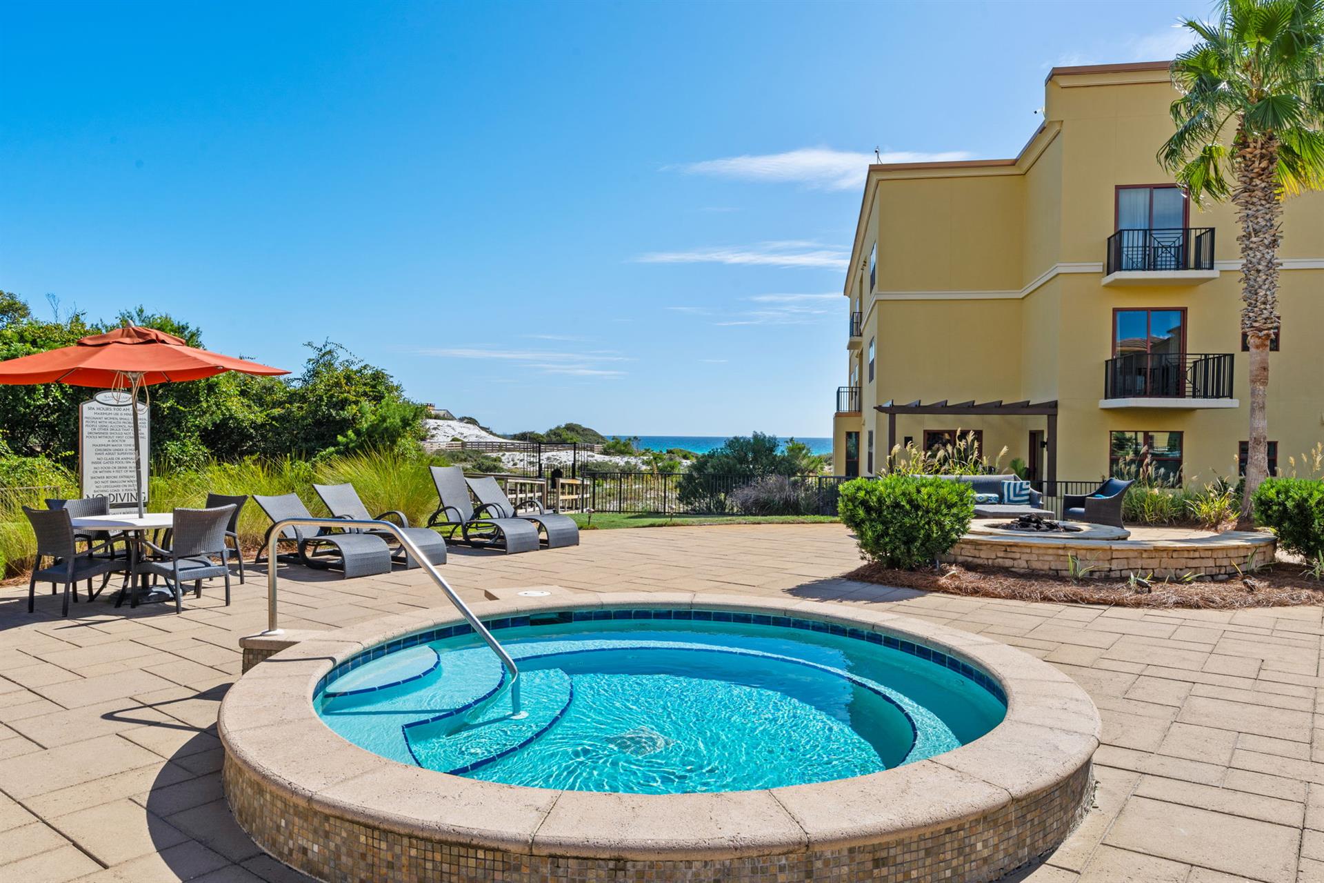 Enjoy a dip in the Spa