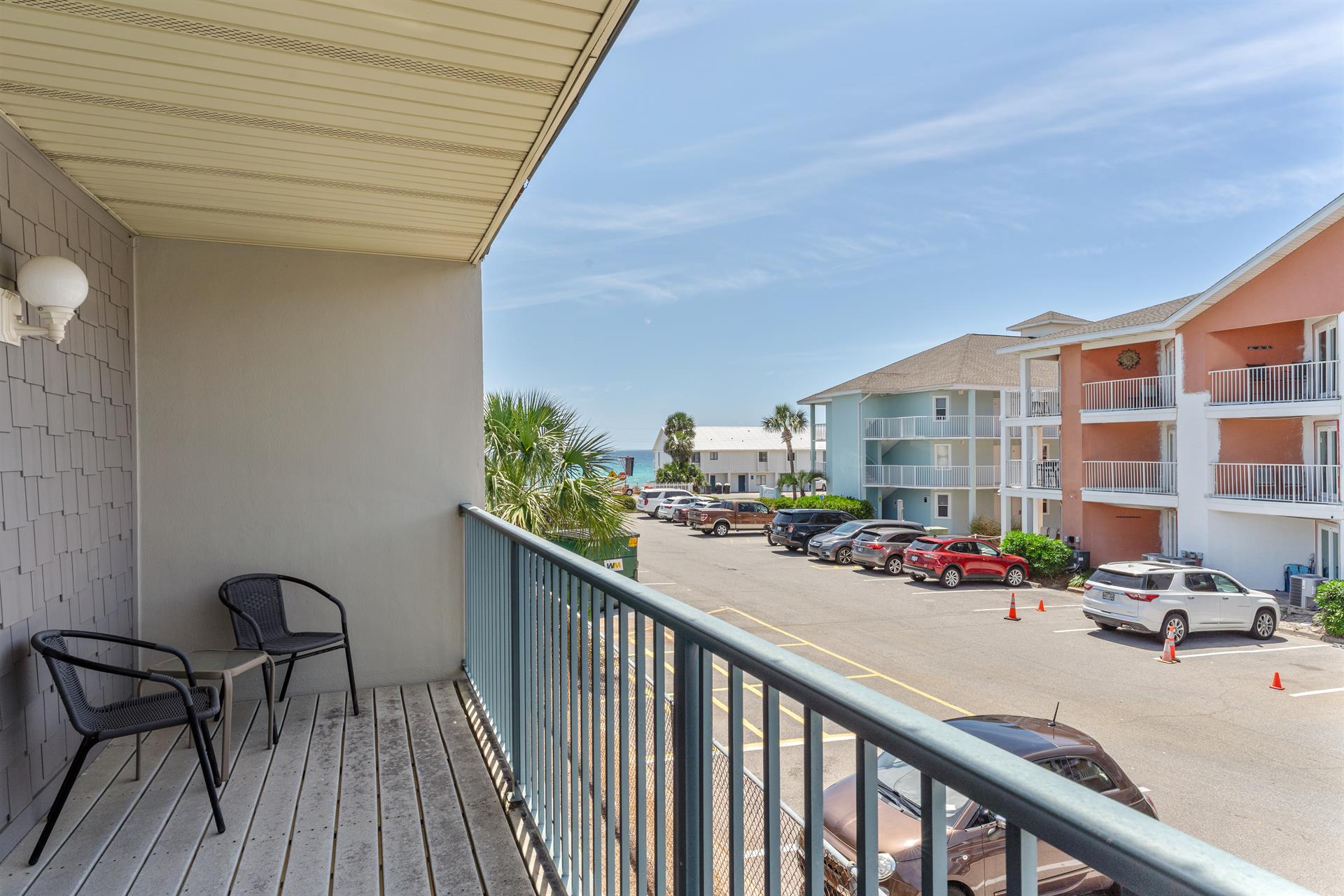 Private Balcony 1 off Bedroom 1 with Gulf View