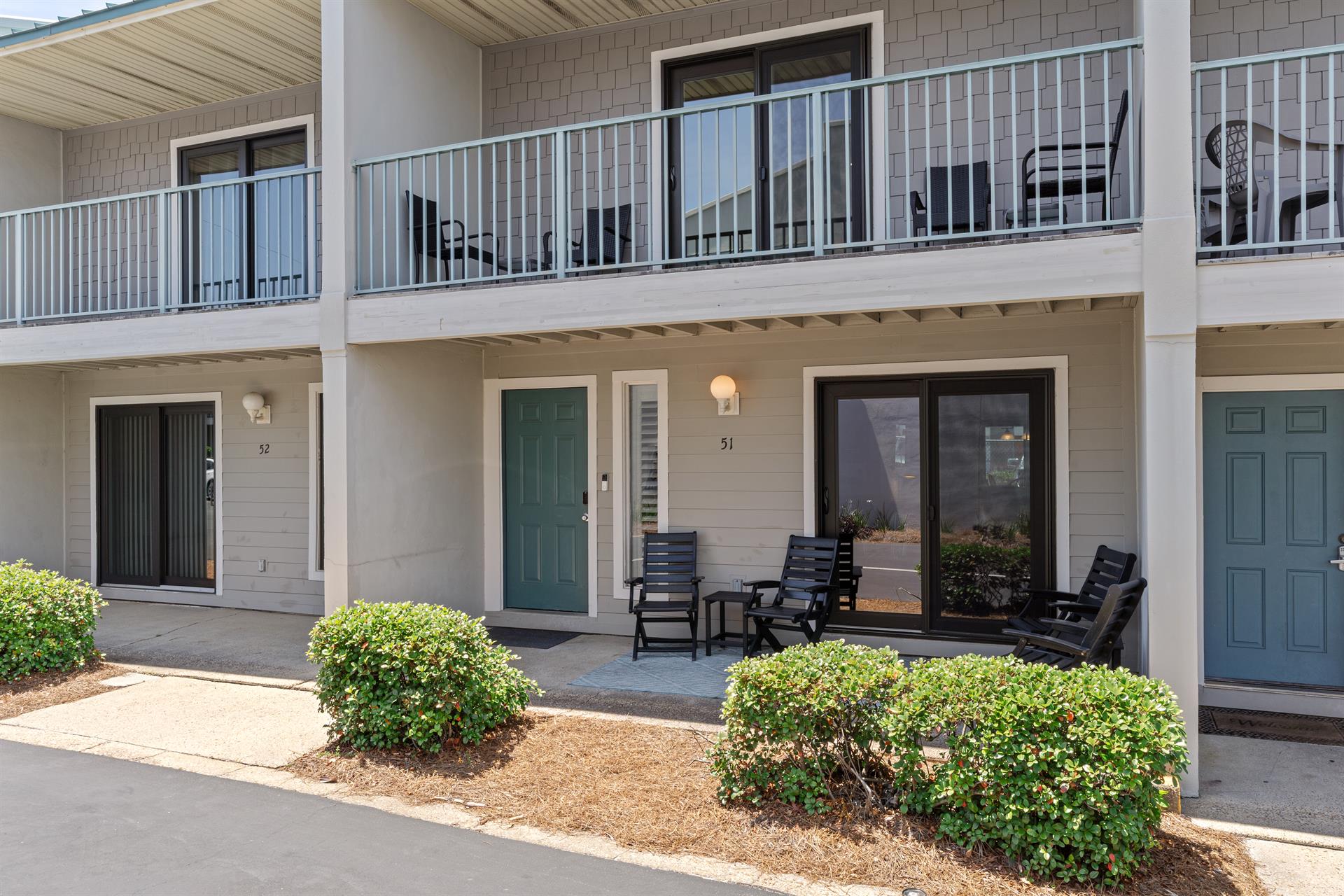 Front Porch Entrance with Sitting Area