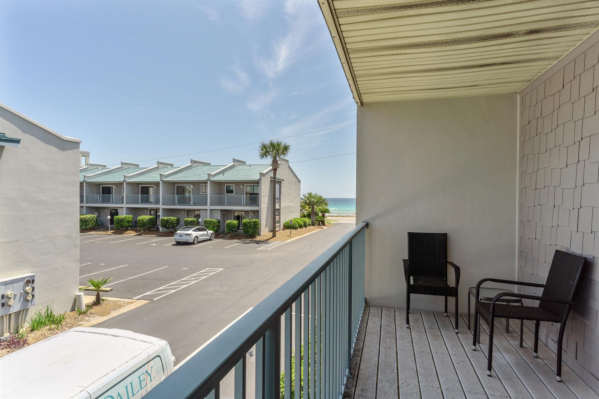 Private Balcony with a gulf View