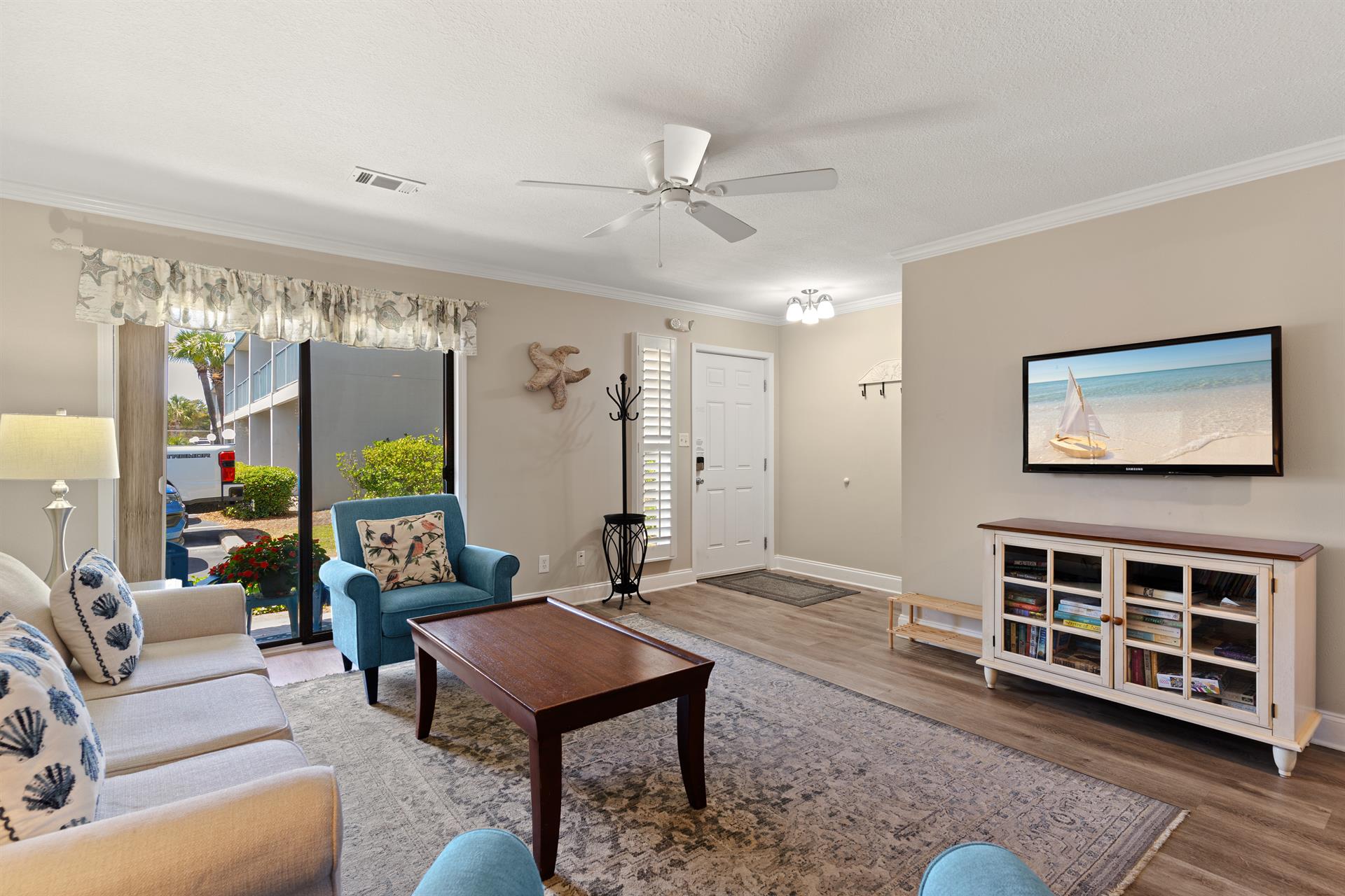 Enjoy a comfortable space to relax and unwind