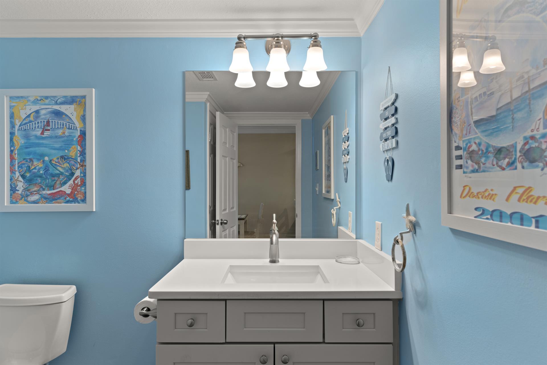 Half Bathroom on the first floor