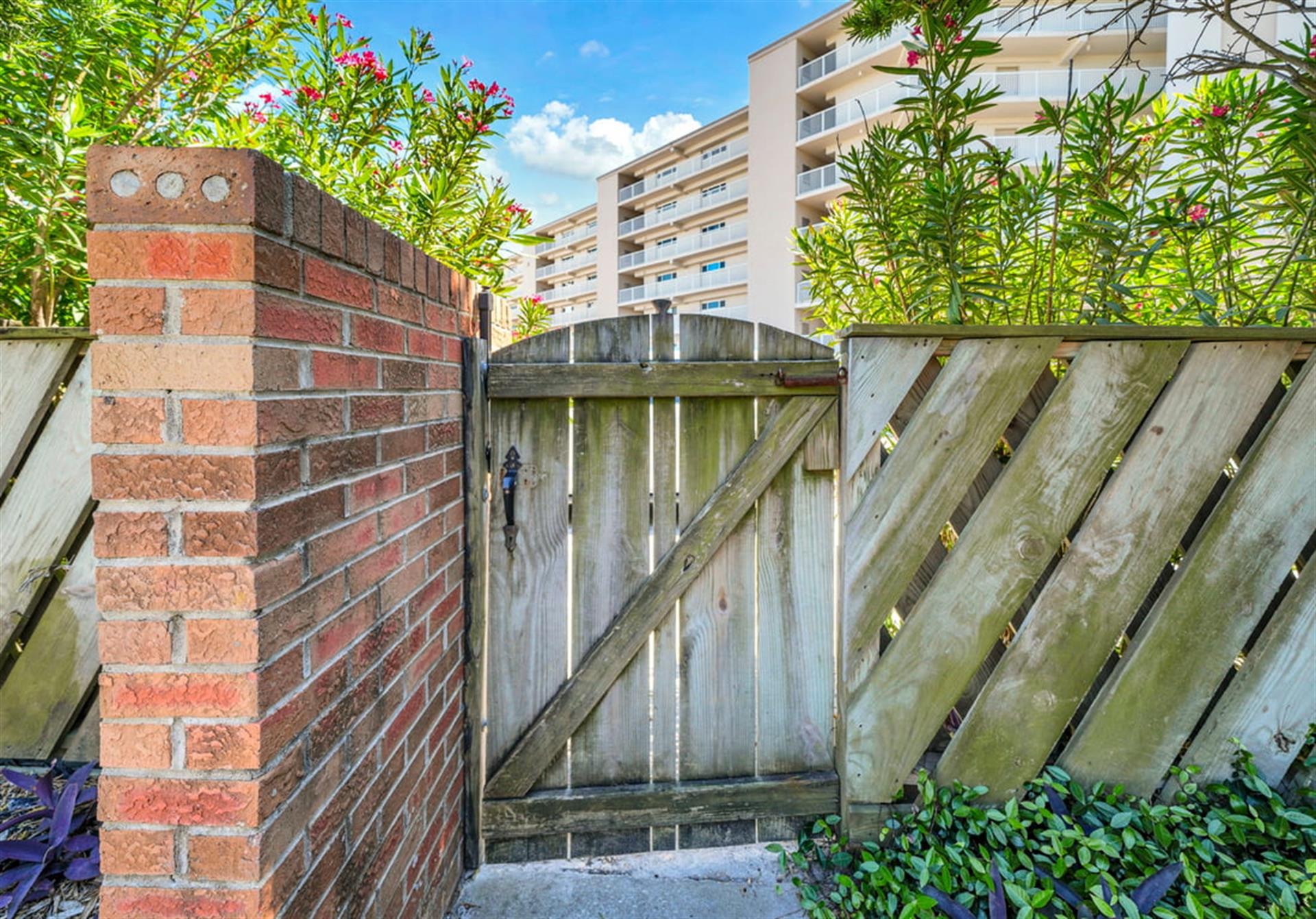 Private Patio EntranceExit