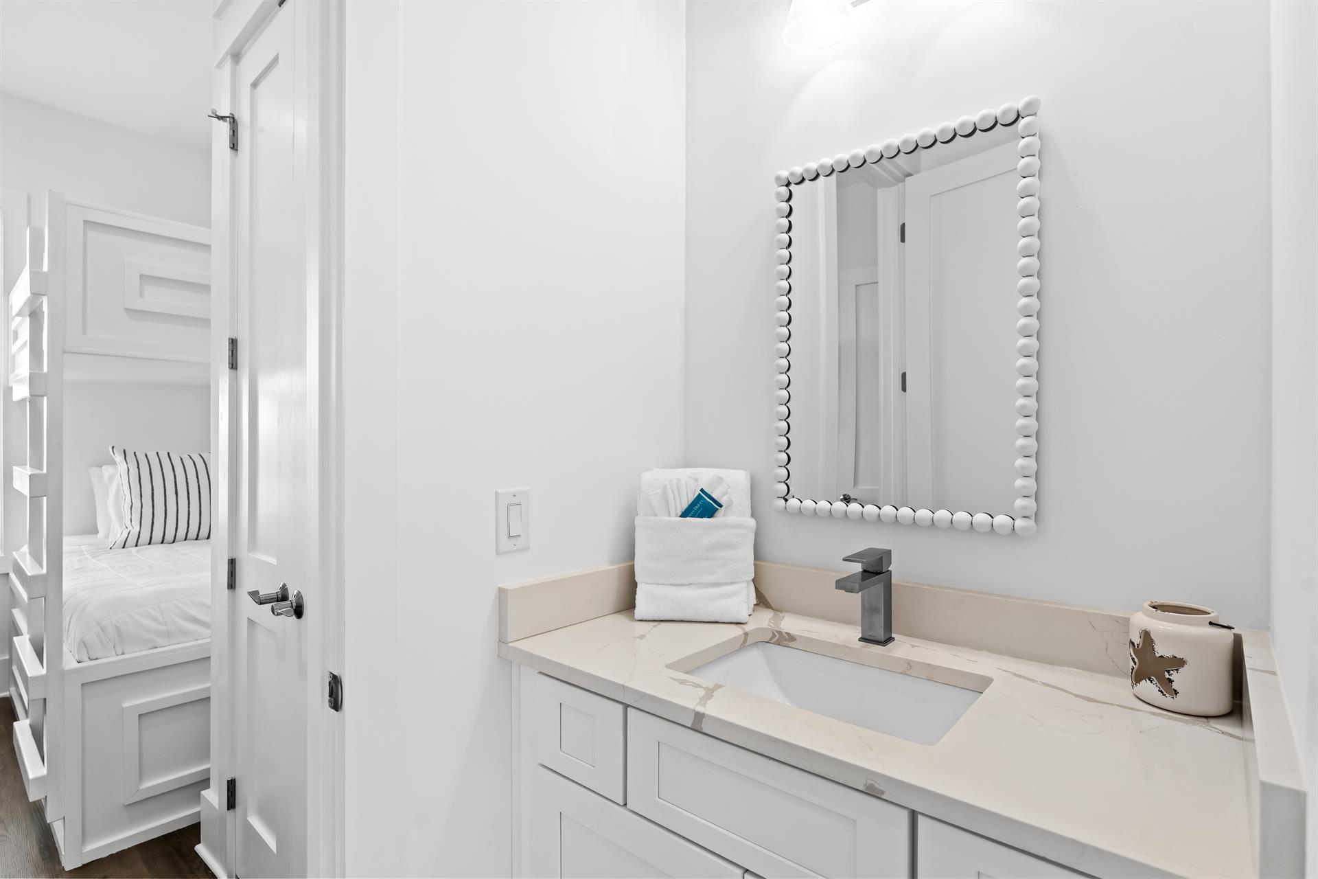3rd floor Bathroom 5 shared bath providing 2 vanities