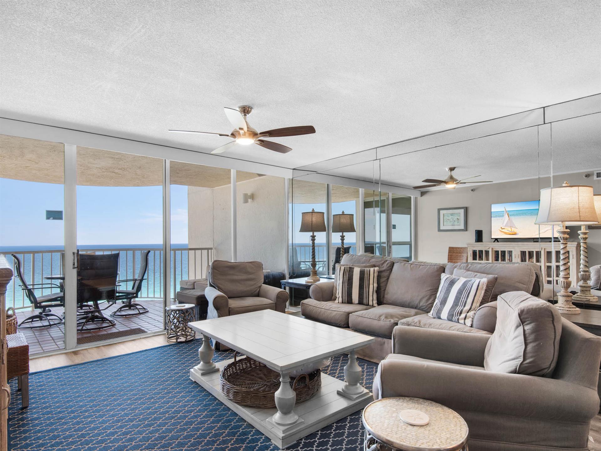 This coastal retreat blends comfort and stunning sea views perfectly.