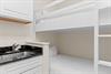 Builtin Twin Bunk Bed in Laundry Area for Extra Sleeping
