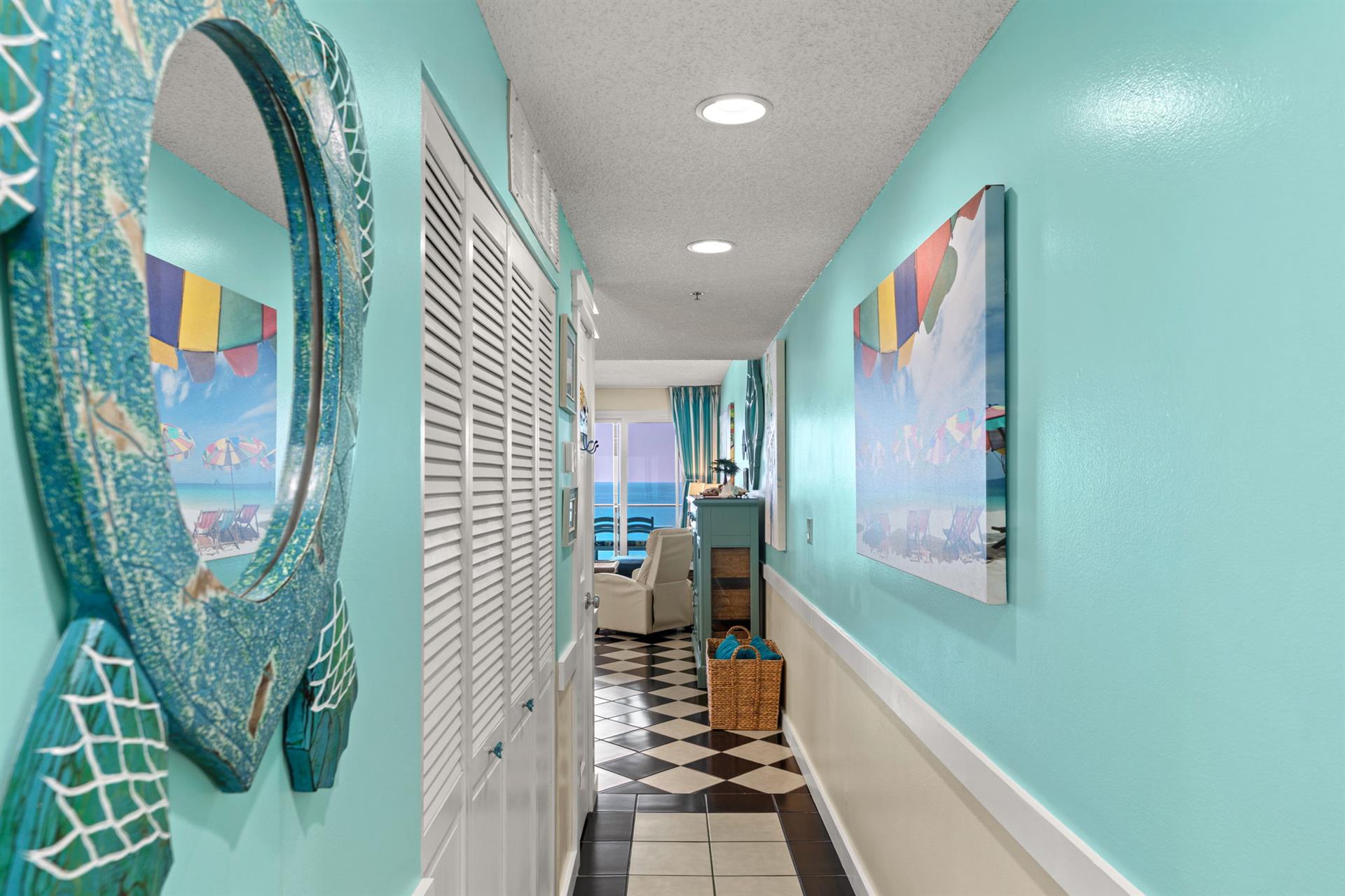 Step through the Front Door to your Gulf Front Vacation Rental