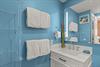 Bathroom 1 with Vanity that provides extra lighting and antifog feature