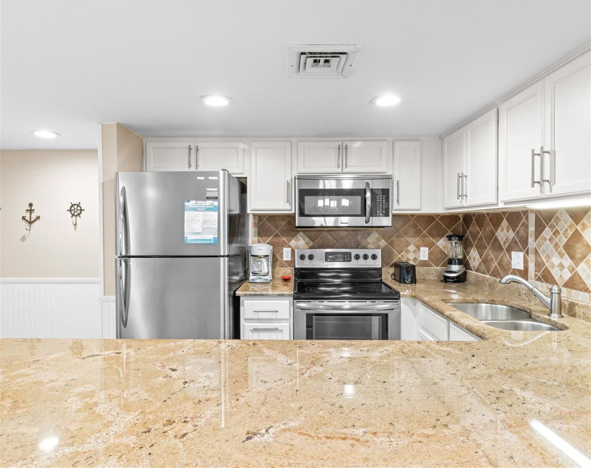 HSRC 610 Kitchen Area With Stainless Steel Appliances