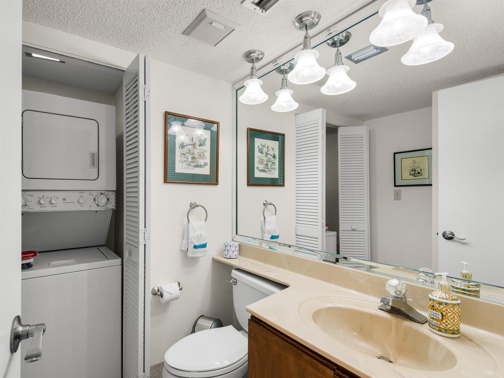 Bathroom 2 with Washer  Dryer
