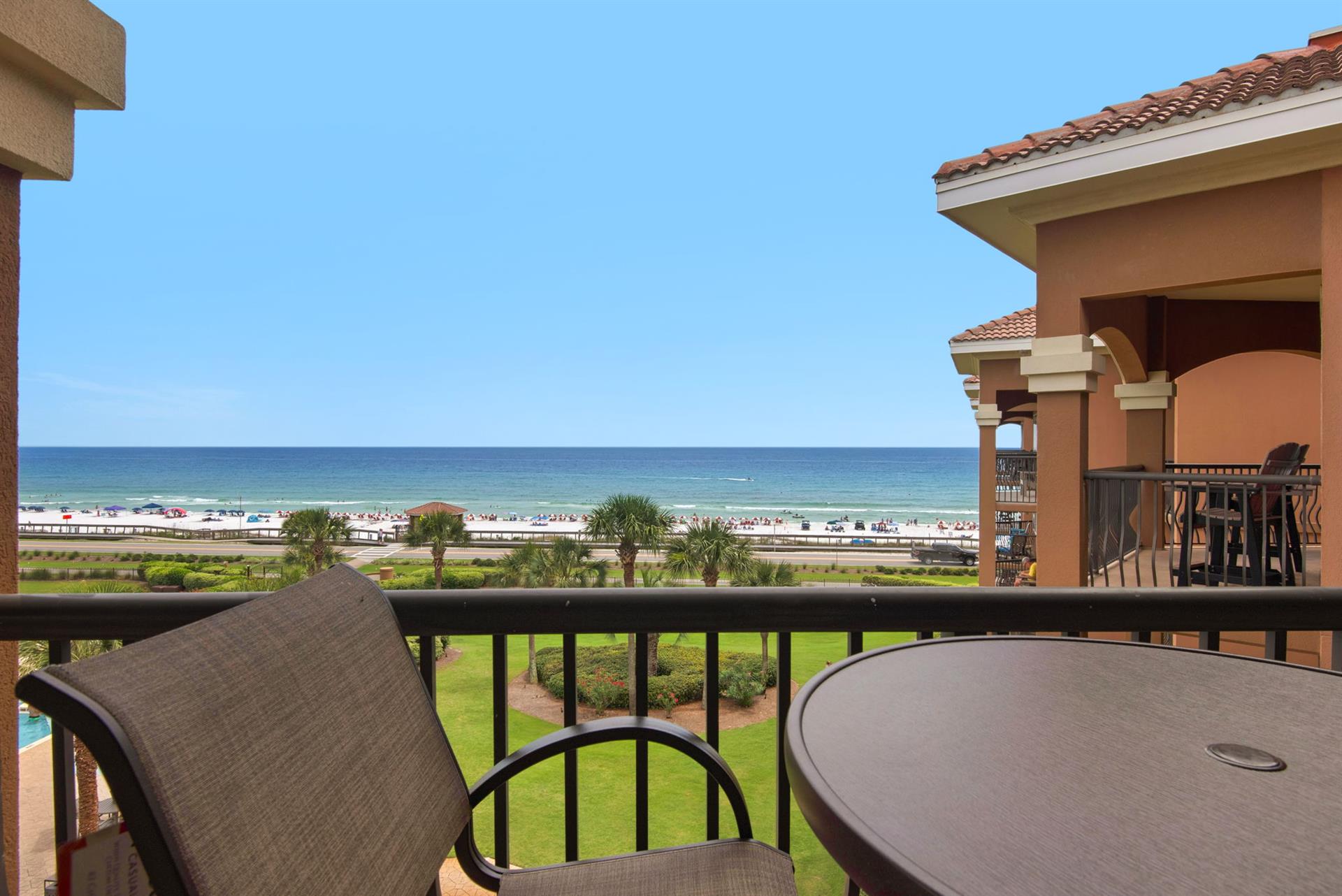 A perfect setting for morning coffee or evening relaxation.