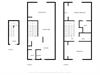 Detailed floor plan showing the layout of this vacation rental