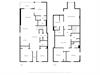 Detailed floor plan showing the layout of this vacation rental