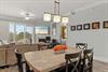 Plenty of dining space to enjoy home cooked meals or a card game on those rainy days.
