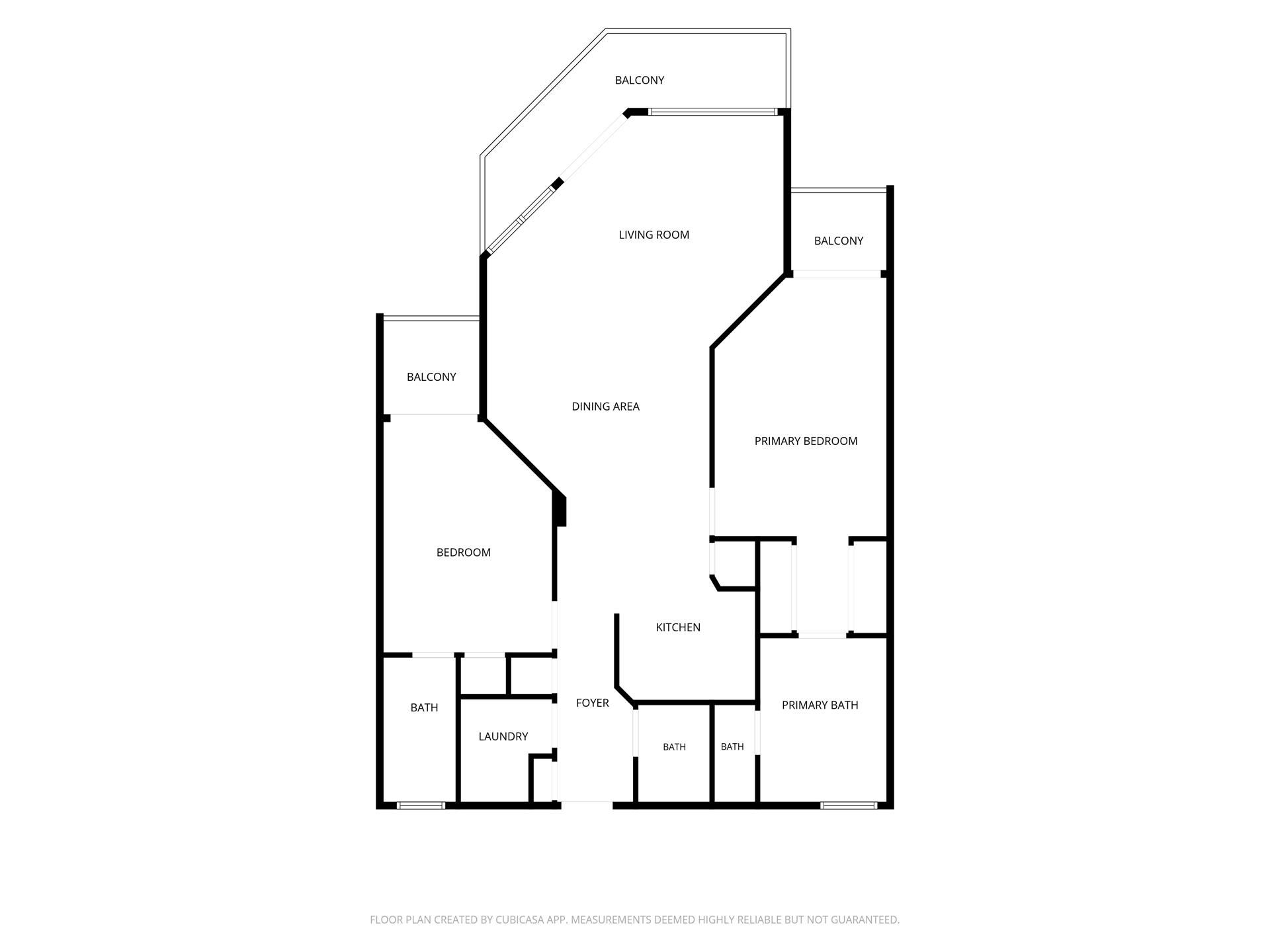 Floor plan showing the layout of this vacation rental