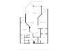 Floor plan showing the layout of this vacation rental