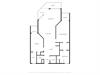 Floor plan showing the layout of this vacation rental