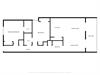 Floor plan showing the layout of this vacation rental