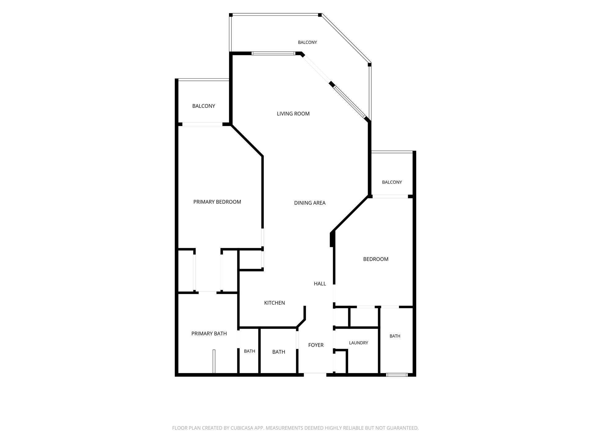 Floor plan showing the layout of this vacation rental