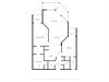 Floor plan showing the layout of this vacation rental