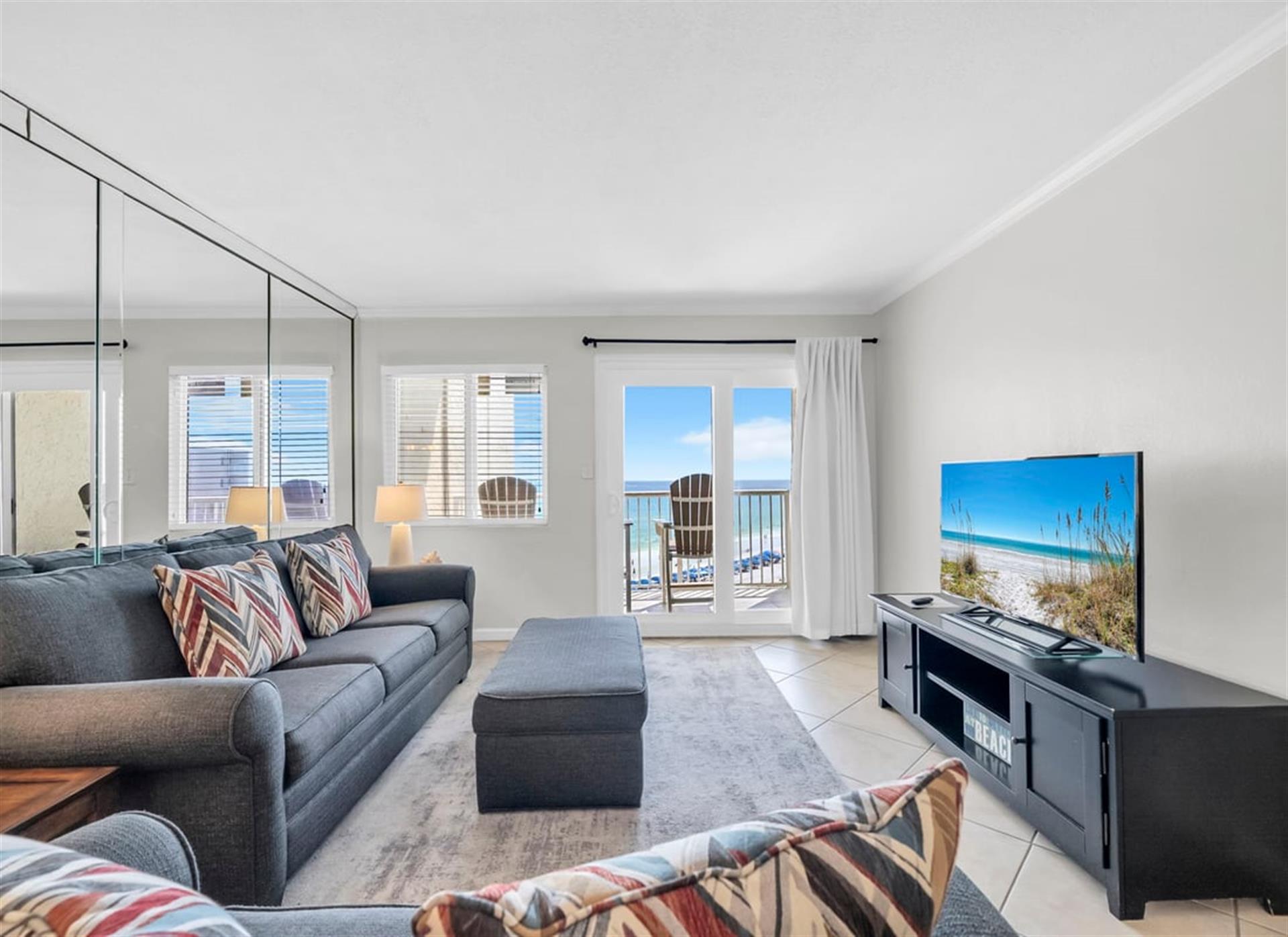Living Room with Gulf Views