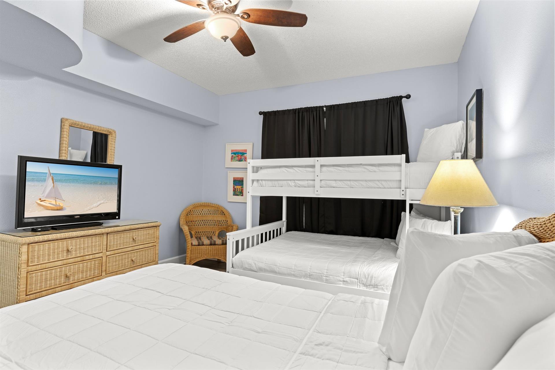 Guest Room with a Twin over Full Bunk and Double Bed