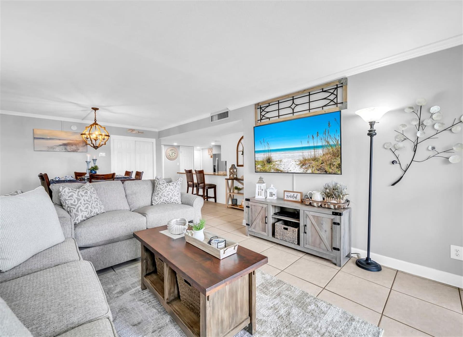 HSRC Living Area with 65 TV