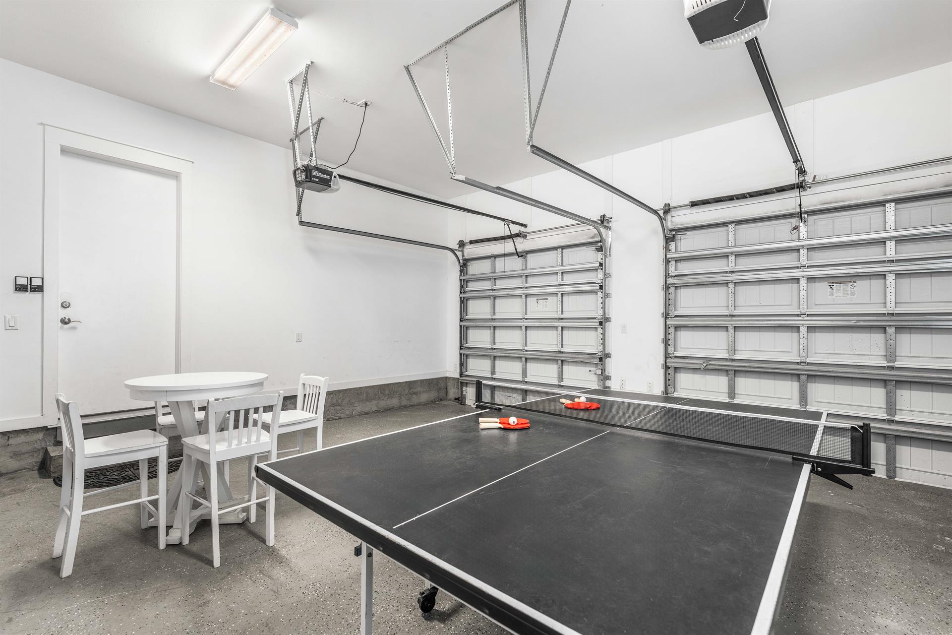 Ping Pong Refrigerator Freezer Flat Screen TV Card Table and Beach Gear Air Conditioned