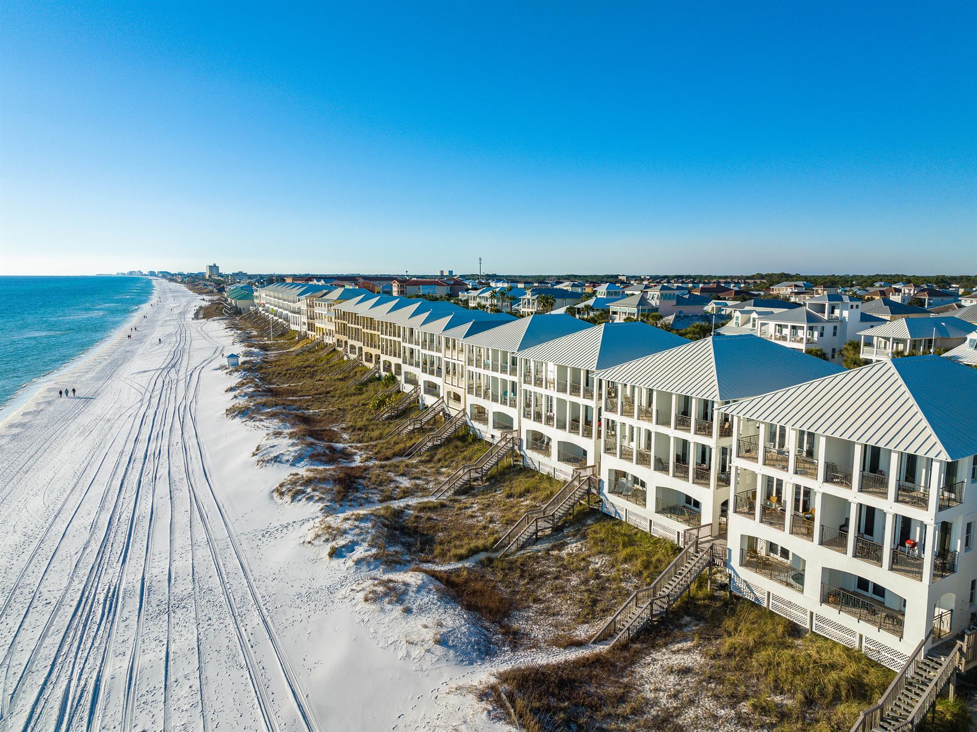 The Iconic Delos Townhomes in the Heart of Miramar Beach
