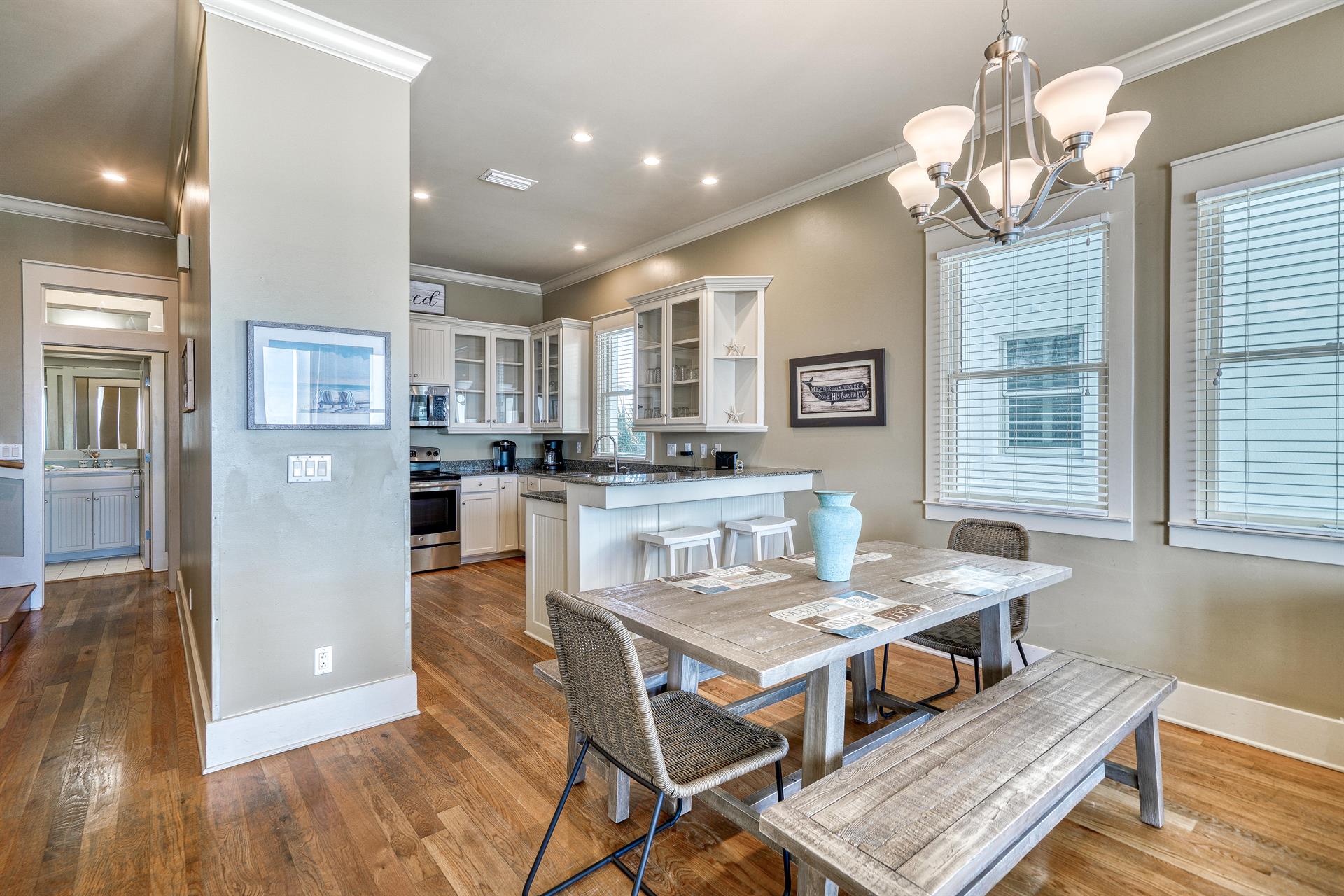 2nd floor kitchen  dining area.