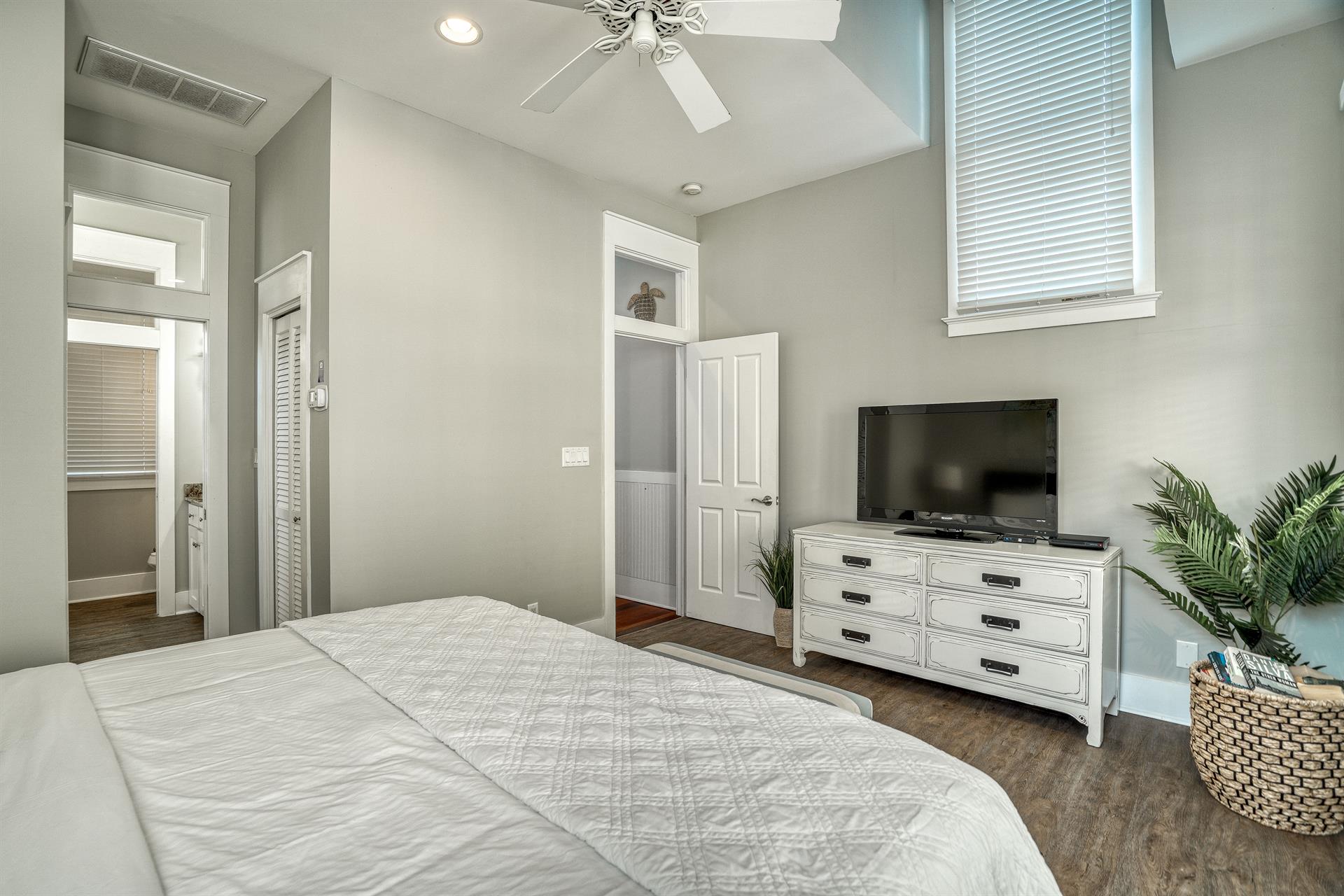 Binge on shows or a good read from the comfort of your cloud like bed  Basketful of books  donations are welcome