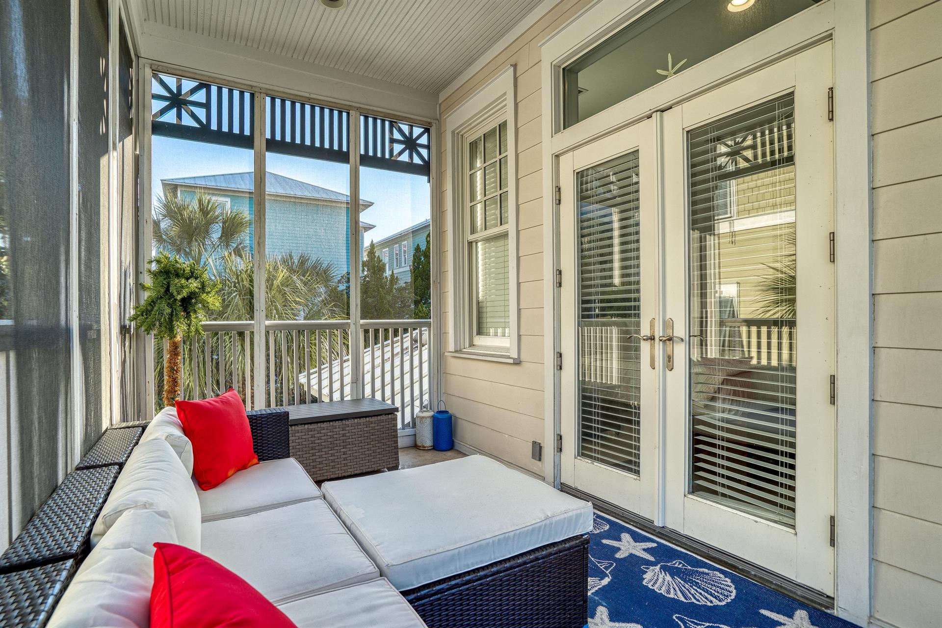 Sunset views, cozy sectional, and all the vibes  This makes Aquaholic extra special.