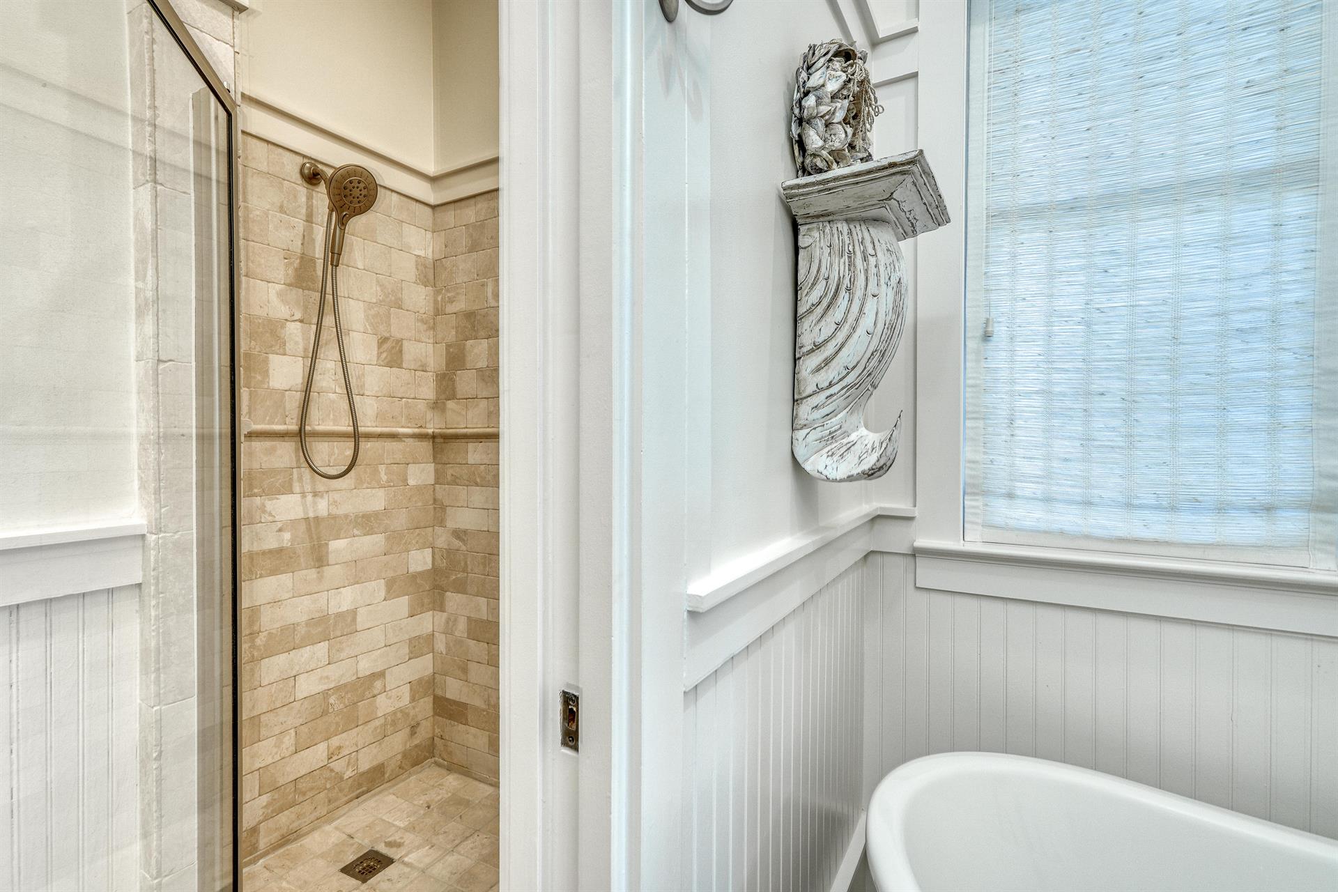 Double Vanities, Walk In Shower and Soaking Tub