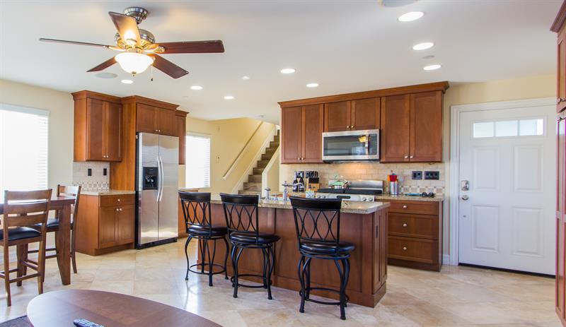 Open concept kitchen