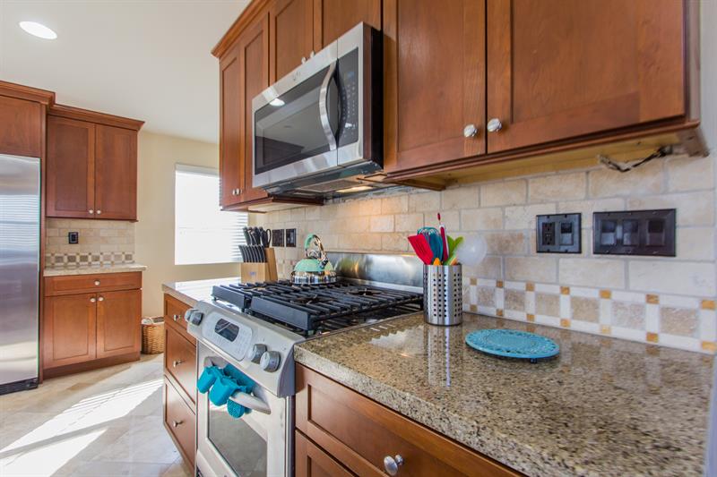 Kitchen with new appliances