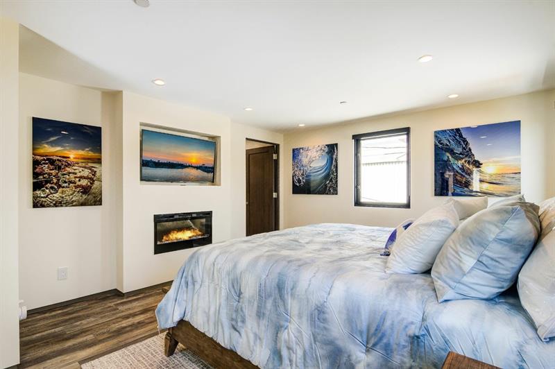 Master Bedroom with fireplace