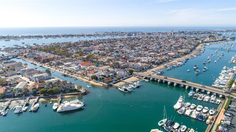 Ariel View of Balboa Island