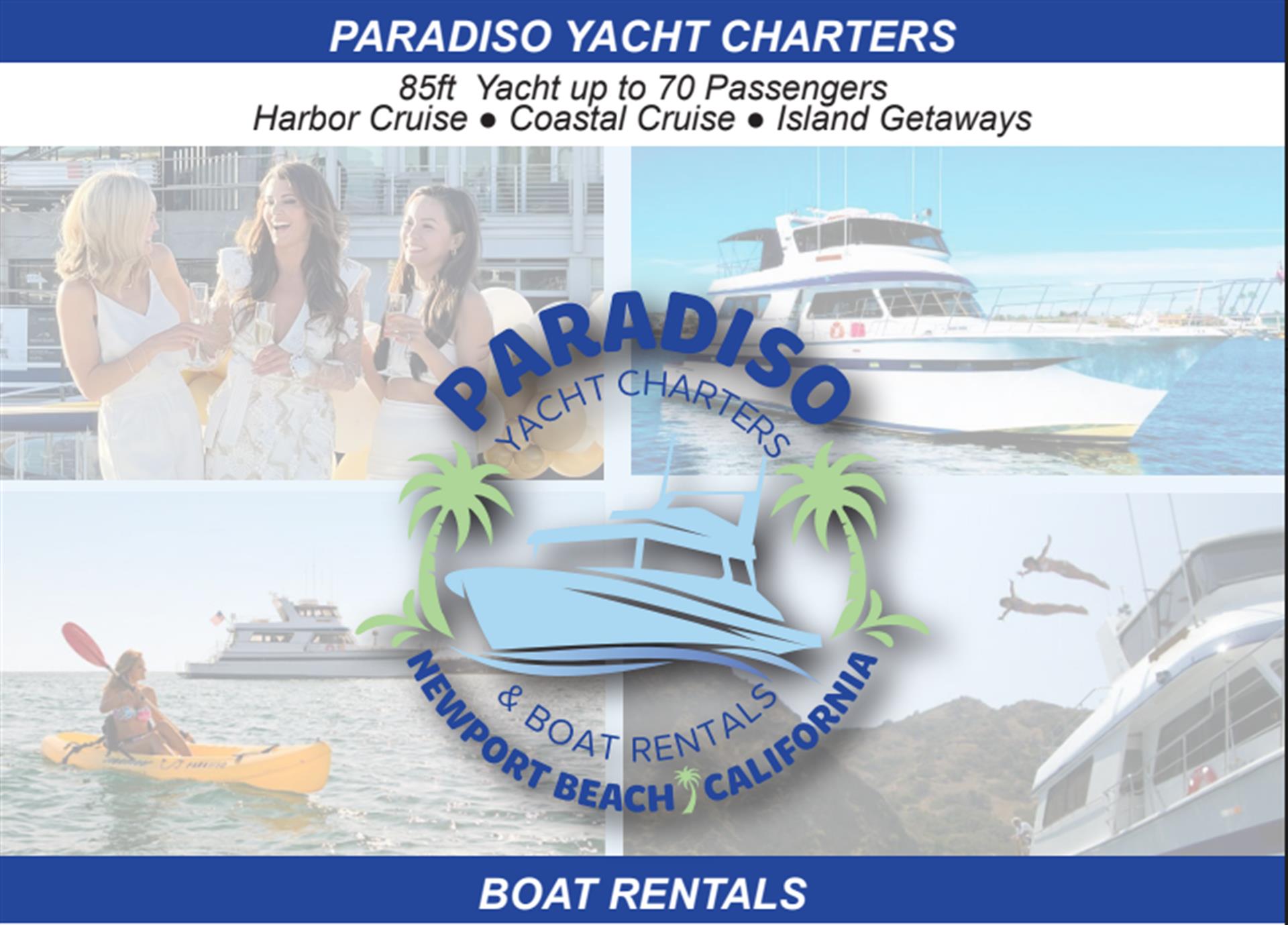 paradiso Yacht Charters Website picture