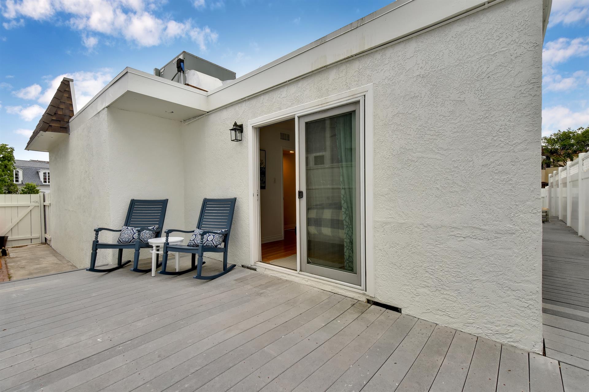 Private Patio attached to Bedroom 2