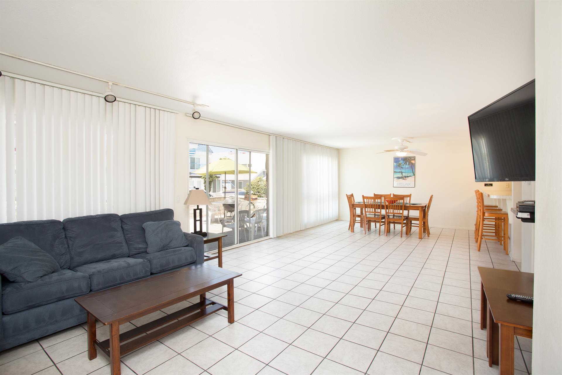 Living Room with Flatscreen TV